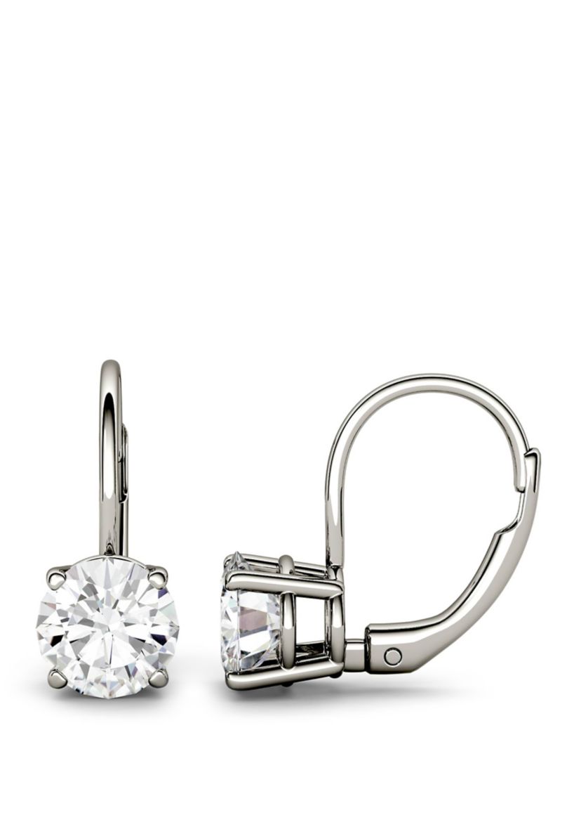 2 ct. t.w. Lab Created Moissanite Leverback Earrings