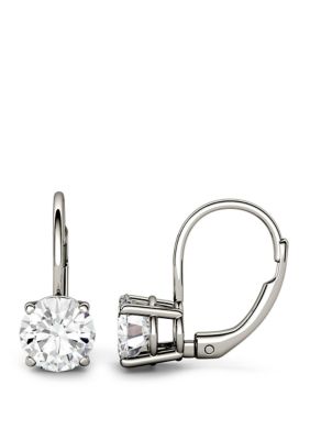 3 ct. t.w. Lab Created Moissanite Leverback Earrings