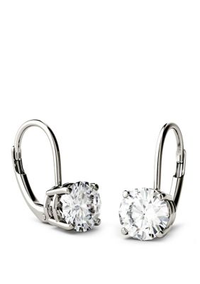 3 ct. t.w. Lab Created Moissanite Leverback Earrings