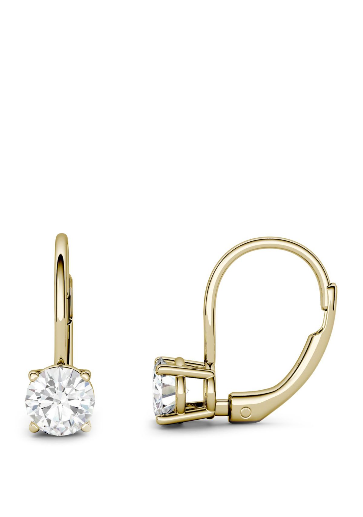 1 ct. t.w. Lab Created Moissanite Leverback Earrings