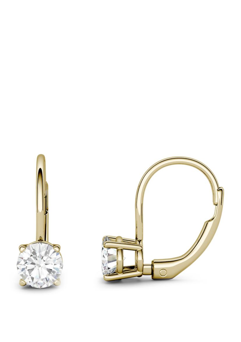 1 ct. t.w. Lab Created Moissanite Leverback Earrings