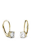 1 ct. t.w. Lab Created Moissanite Leverback Earrings