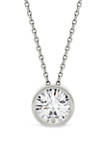 1/2 ct. t.w Lab Created Moissanite Solitaire Pendant Necklace 
