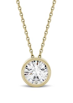 Charles & Colvard 1/2 Ct. T.w. Lab Created Moissanite Solitaire Pendant Necklace