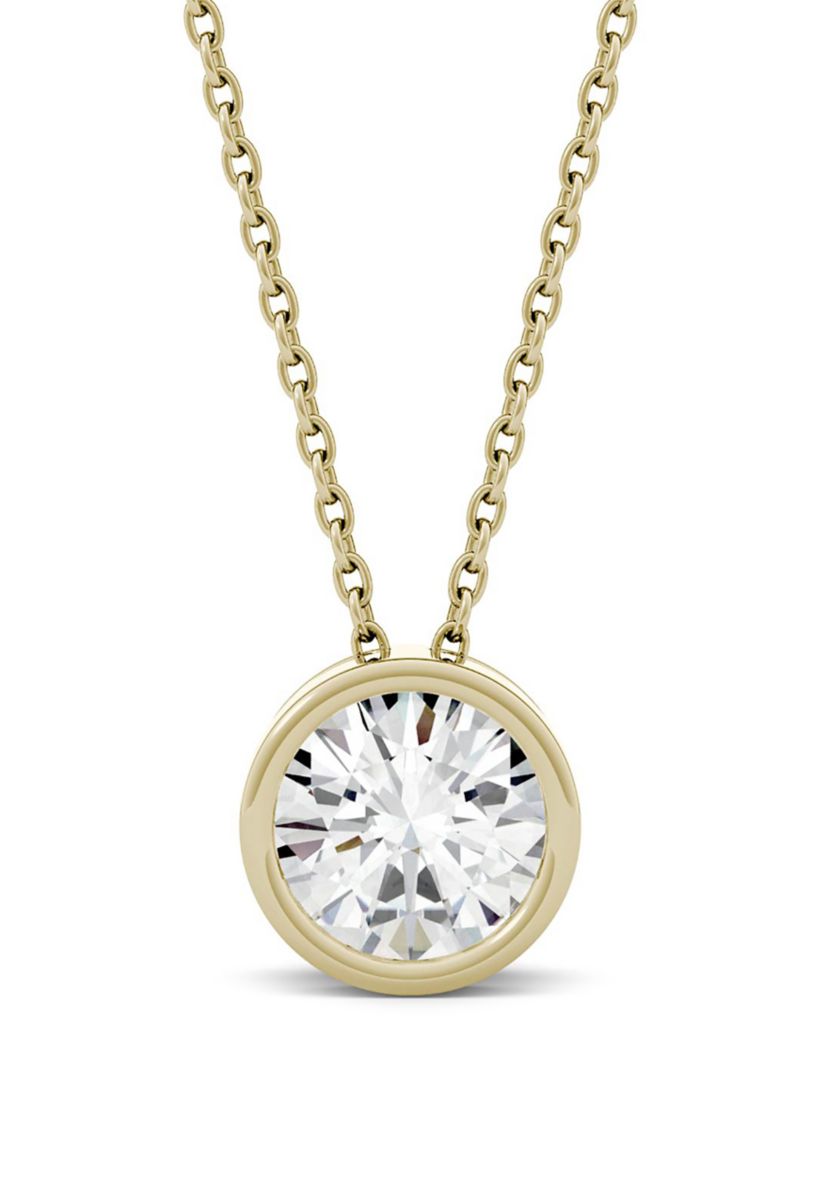 1 ct. t.w. Lab Created Moissanite Solitaire Pendant Necklace 