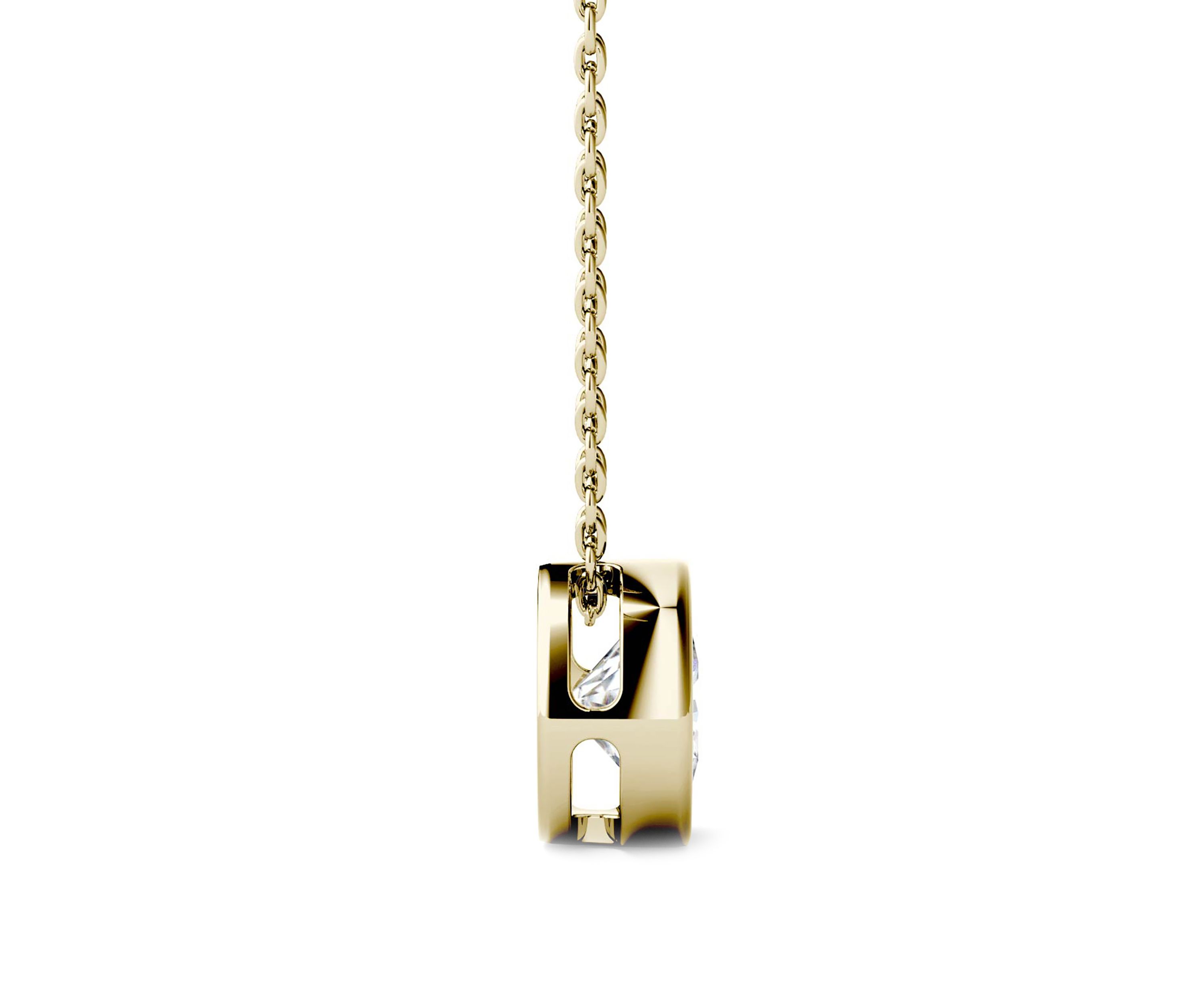1 ct. t.w. Lab Created Moissanite Solitaire Pendant Necklace 