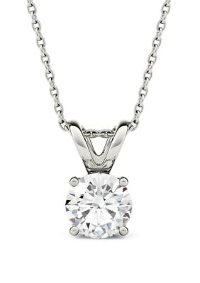 1/2 ct. t.w. Lab Created Moissanite Solitaire Pendant