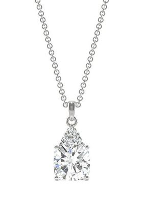 Charles & Colvard 1.79 ct. t.w. Lab Created Moissanite Cushion Drop Pendant