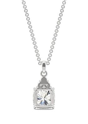 Charles & Colvard 1.79 ct. t.w. Lab Created Moissanite Cushion Drop Pendant