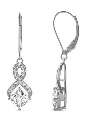 Charles & Colvard 1.35 Ct. T.w. Lab Created Moissanite Leverback Drop Earrings