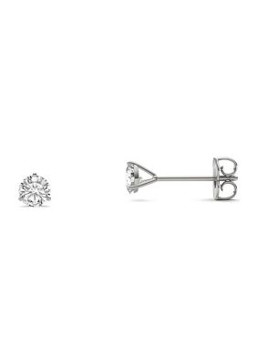 Charles & Colvard 0.46 ct. t.w. Lab Created Moissanite Martini Stud Earrings