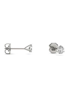 Charles & Colvard 0.46 ct. t.w. Lab Created Moissanite Martini Stud Earrings