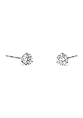 Charles & Colvard 0.46 ct. t.w. Lab Created Moissanite Martini Stud Earrings