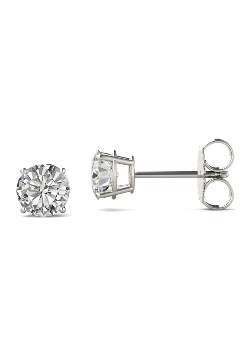 1.6 ct. t.w. Moissanite Stud Earrings in 14K White Gold