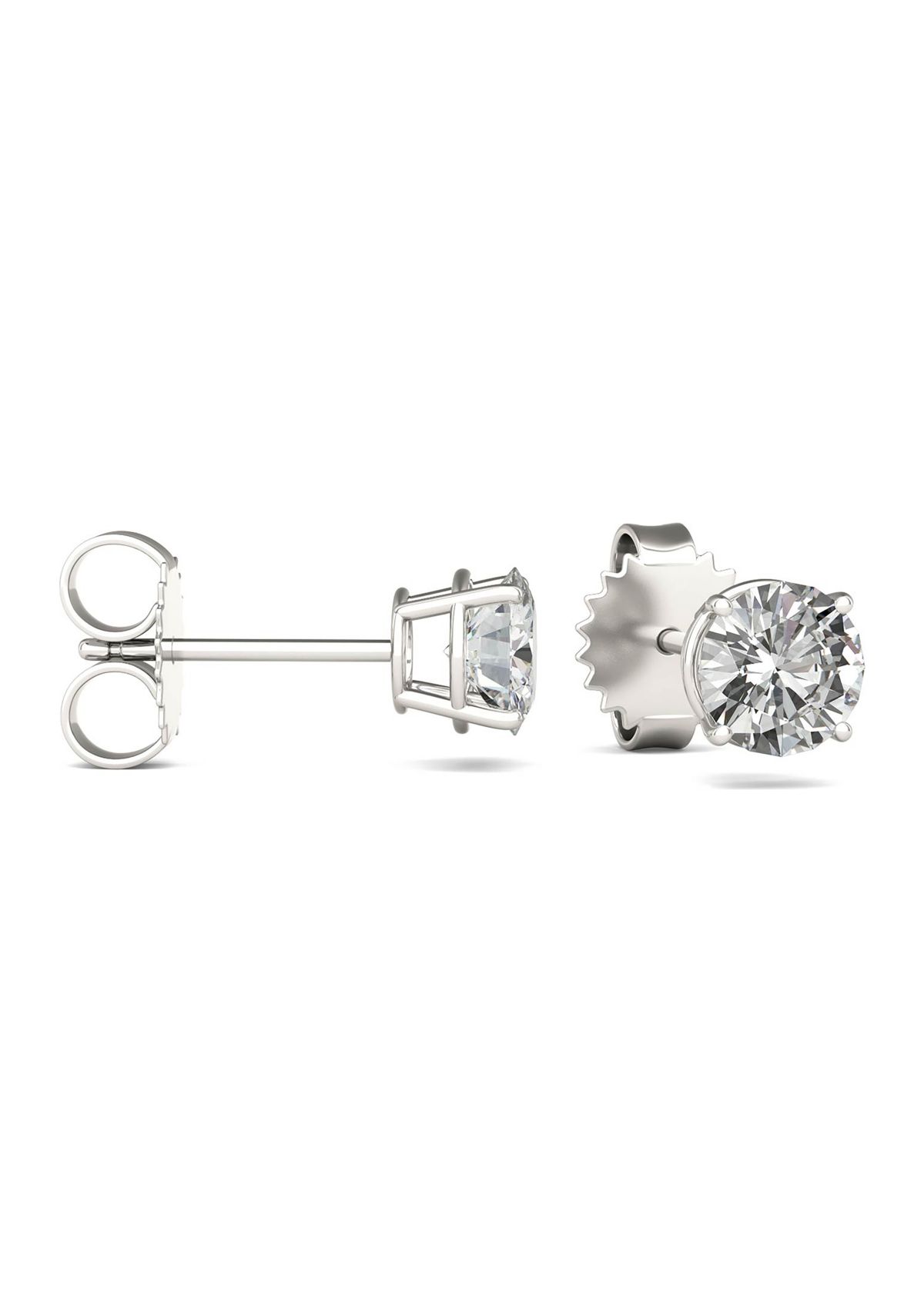 1.6 ct. t.w. Moissanite Stud Earrings in 14K White Gold