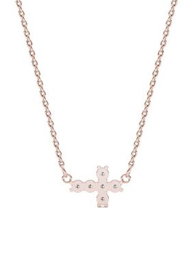 0.18 ct. t.w. Lab Created Moissanite Cross Pendant in 14k Gold