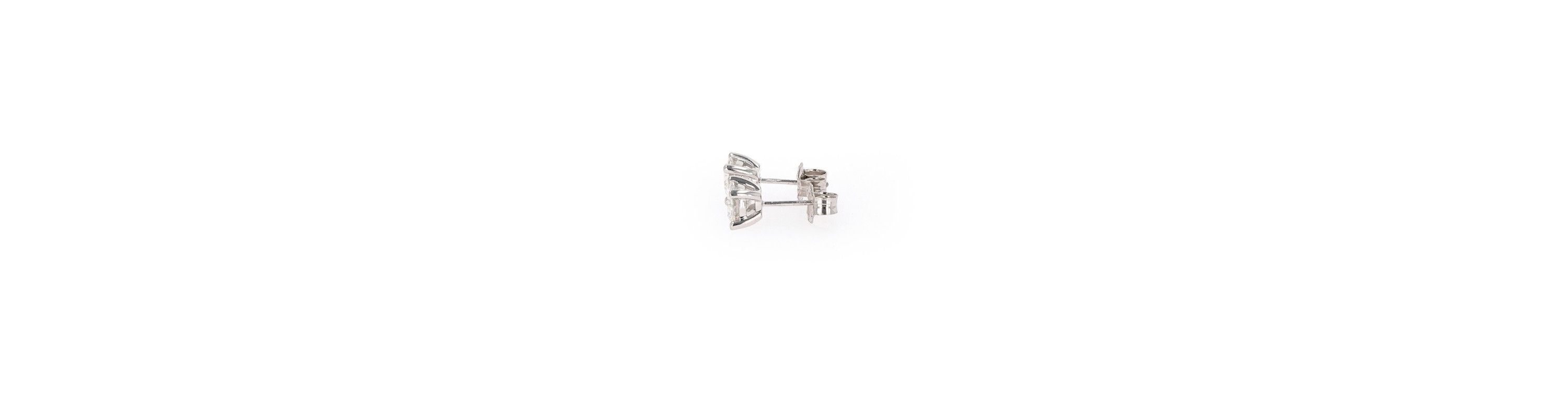 Lab Created Sterling Silver 1.20ct. tw. Moissanite Round Stud Earrings
