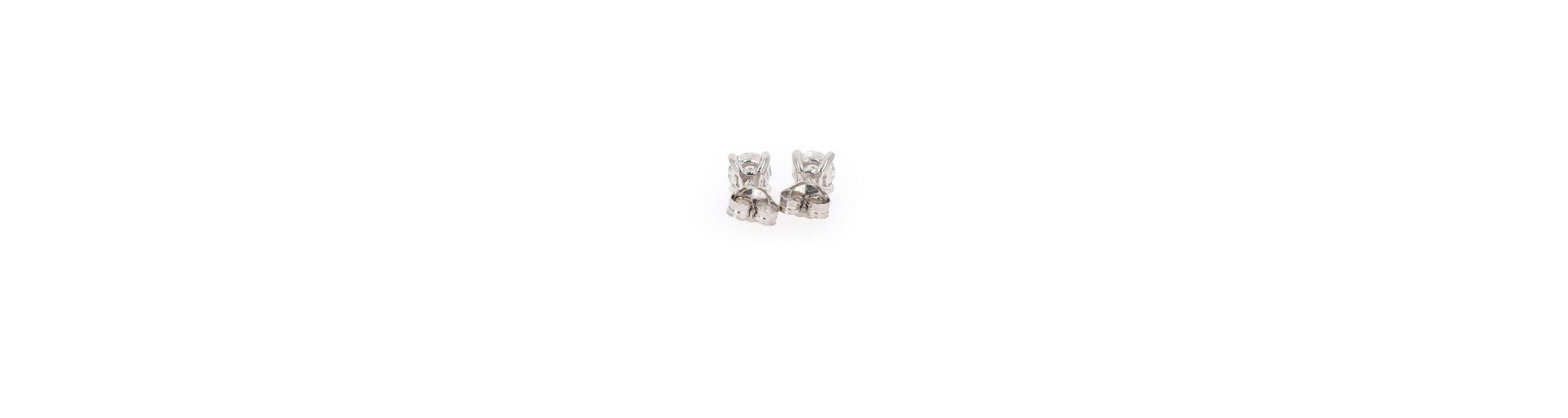Lab Created Sterling Silver 1.20ct. tw. Moissanite Round Stud Earrings