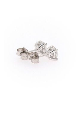 Lab Created Sterling Silver 1.20ct. tw. Moissanite Round Stud Earrings