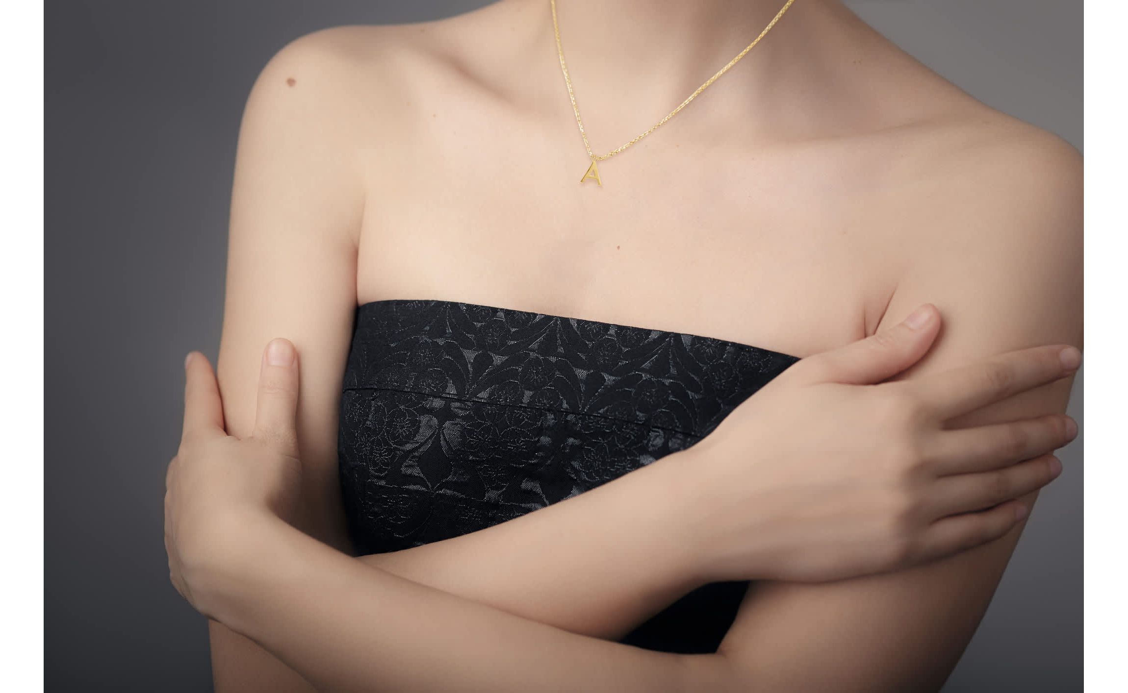 14K Yellow Gold Initial Necklace with 16 Inch Cable Chain and 2 Inch Extention