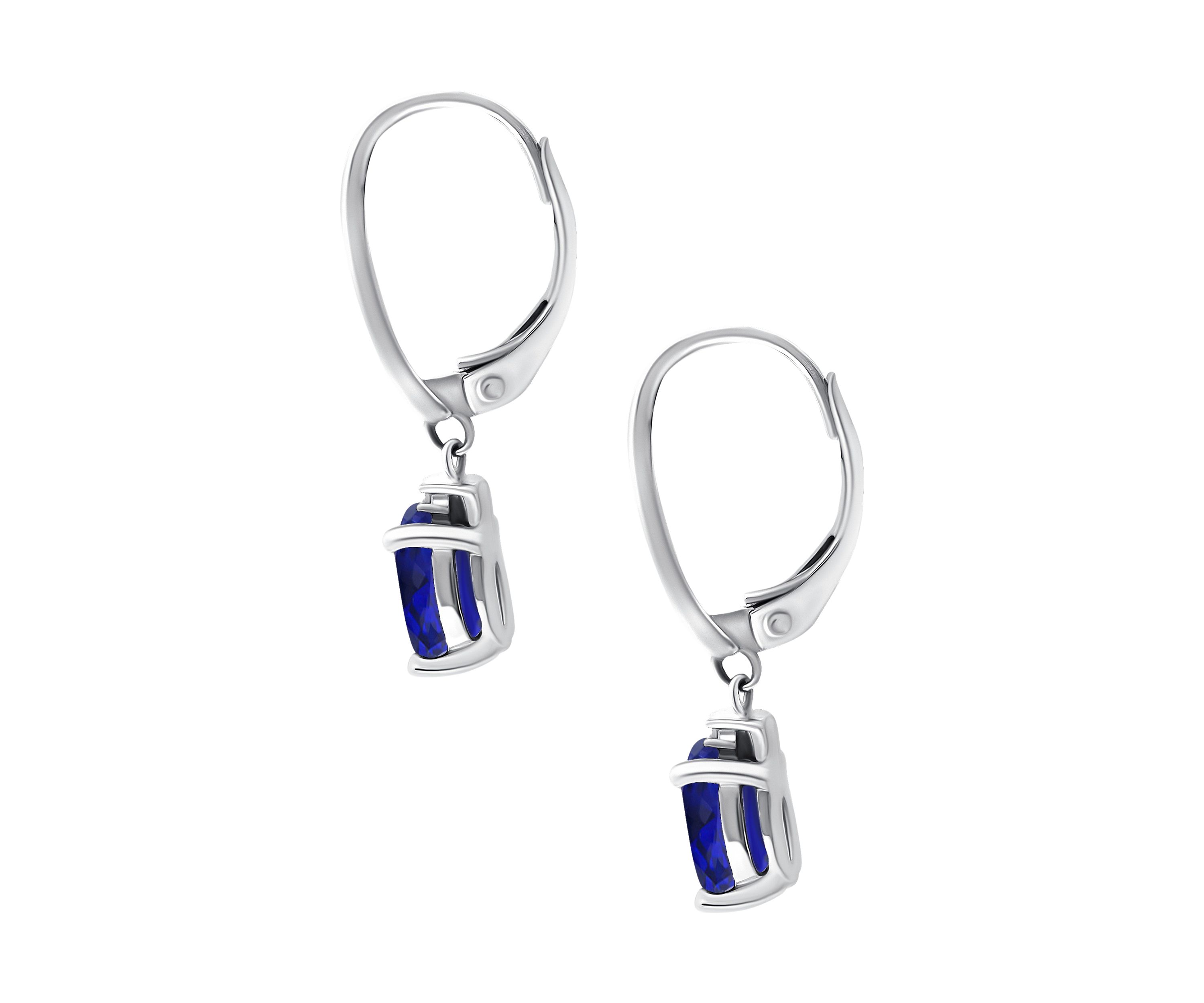 1.8 ct. t.w. Green Quartz and Diamond Drop Lever Back Earrings, Sterling Silver