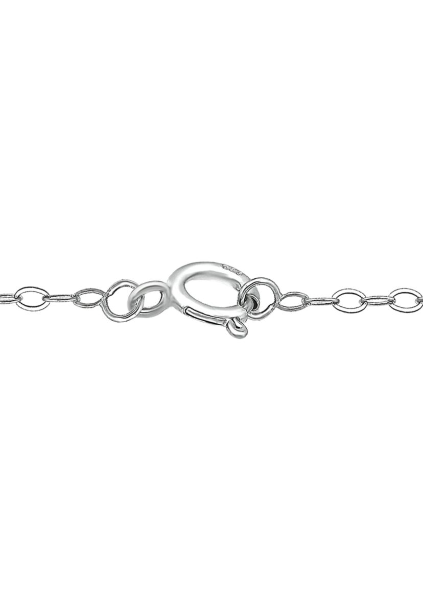 Lab Created 1 ct. t.w. Synthetic Blue and Created White Sapphire Necklace, Sterling Silver