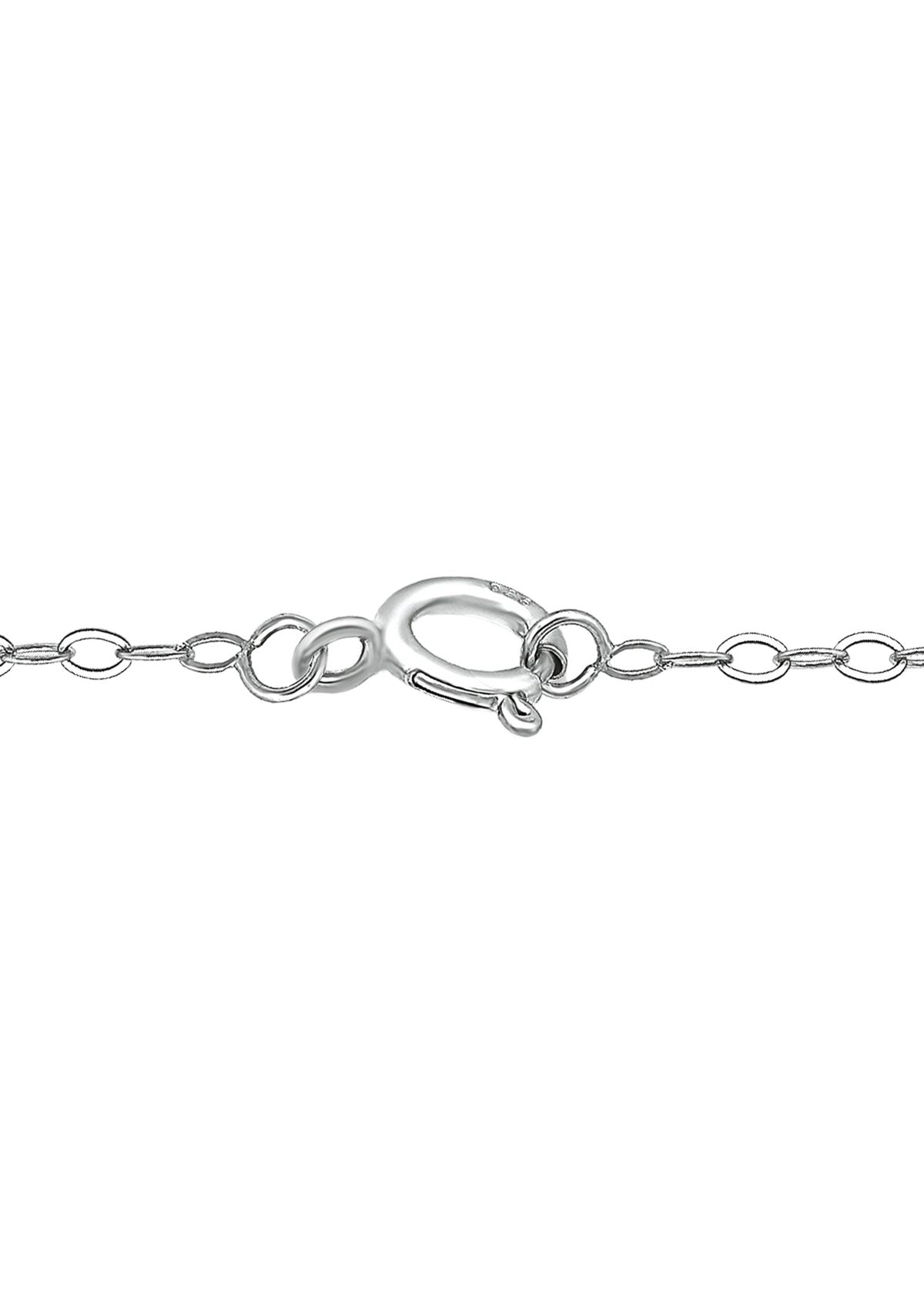 Lab Created 1 ct. t.w. Created Green Quartz and Created White Sapphire Necklace, Sterling Silver