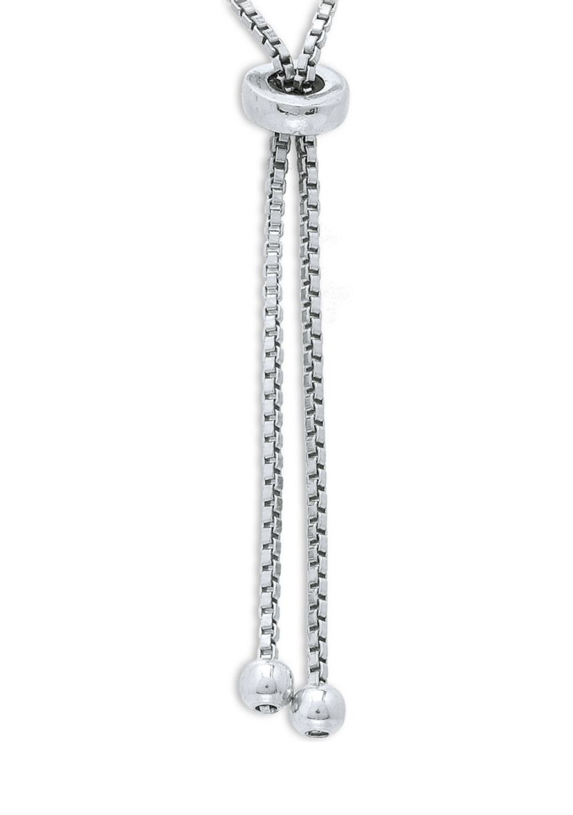 3 ct. t.w. Multi Gem Bolo Bracelet in Sterling Silver