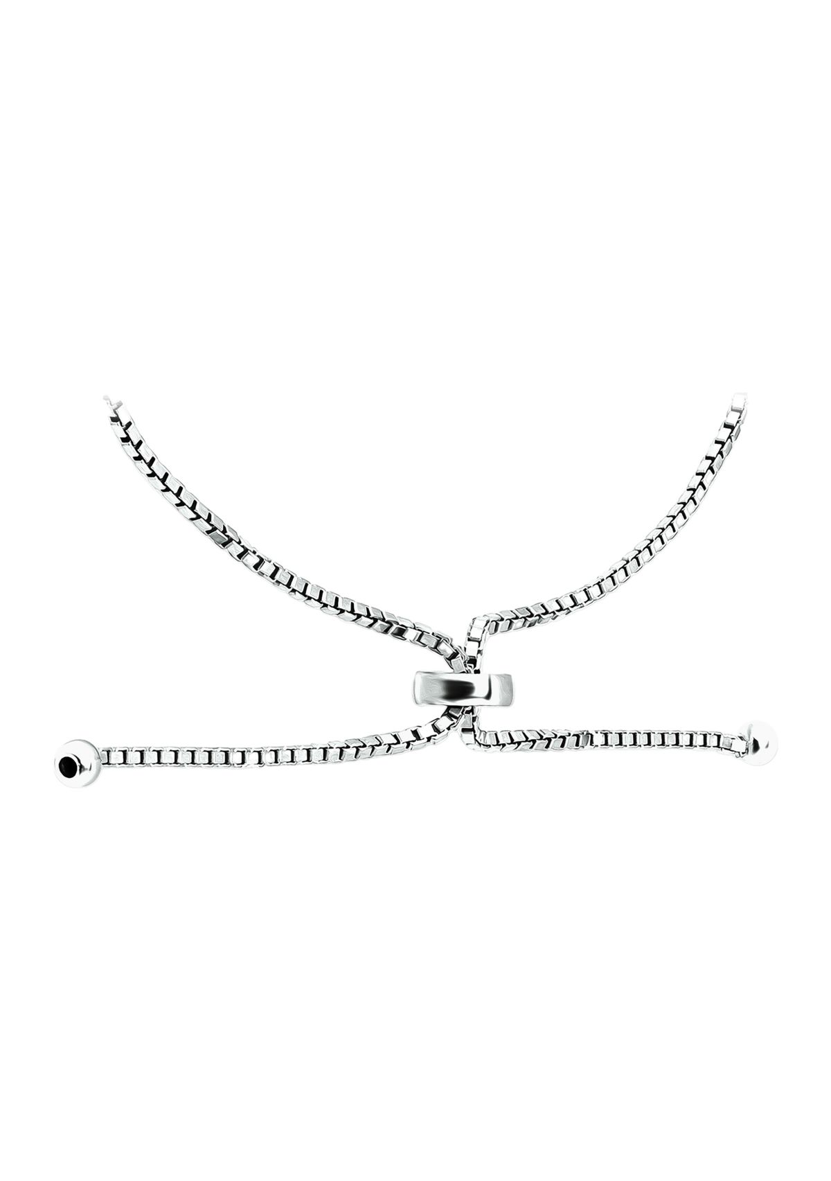 2.31 ct. t.w. Blue Topaz and Diamond Bolo Bracelet, Sterling Silver