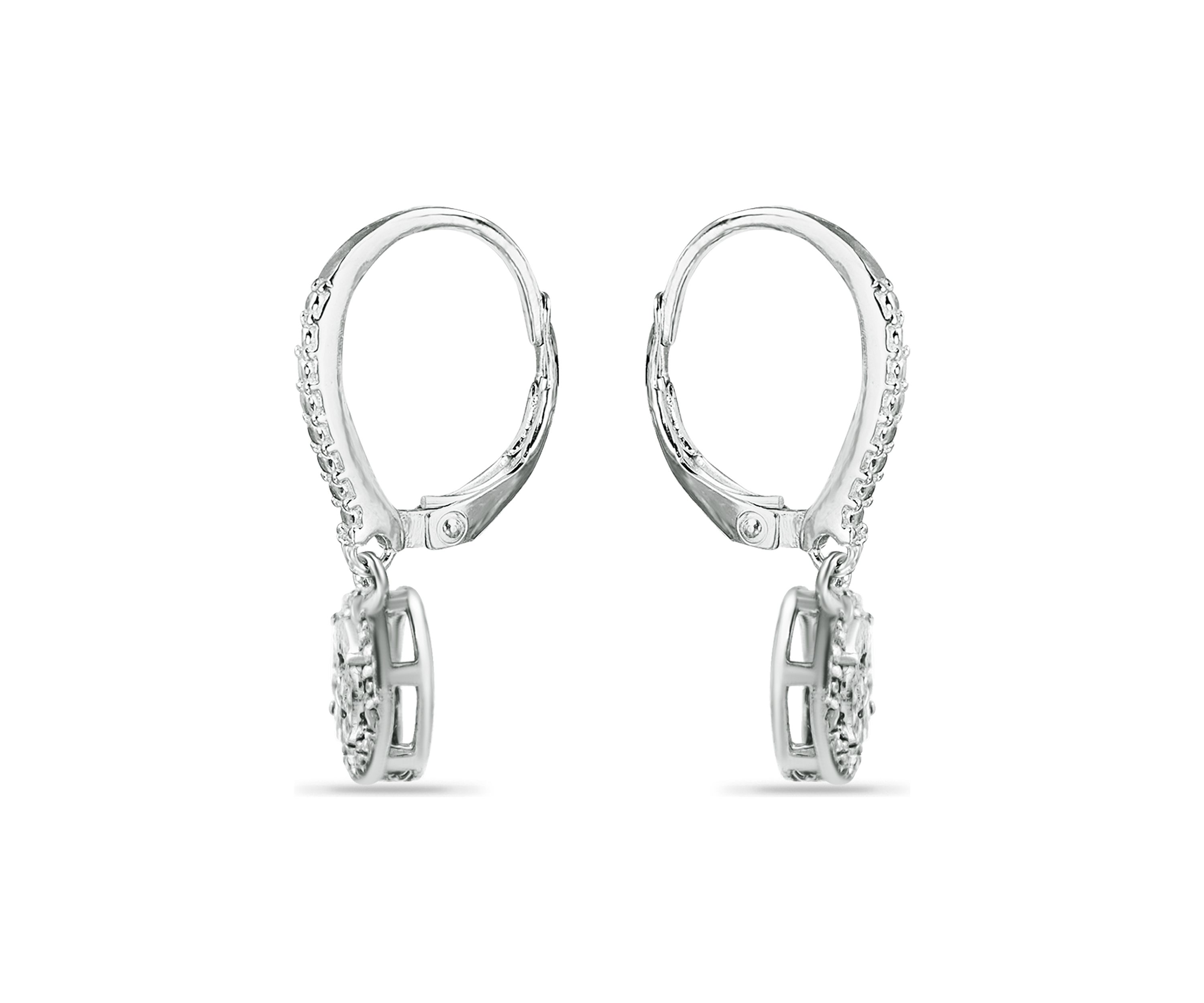 1/10 ct. t.w. Diamond Earrings in Sterling Silver