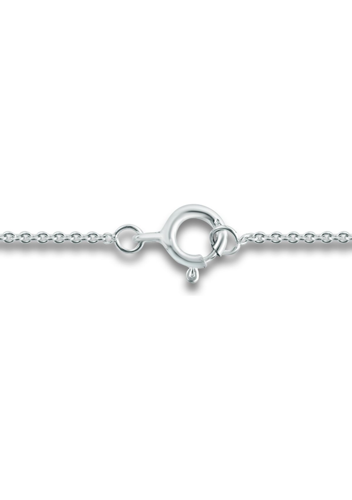 1.56 ct. t.w. Blue Topaz and Diamond Heart Necklace, Sterling Silver