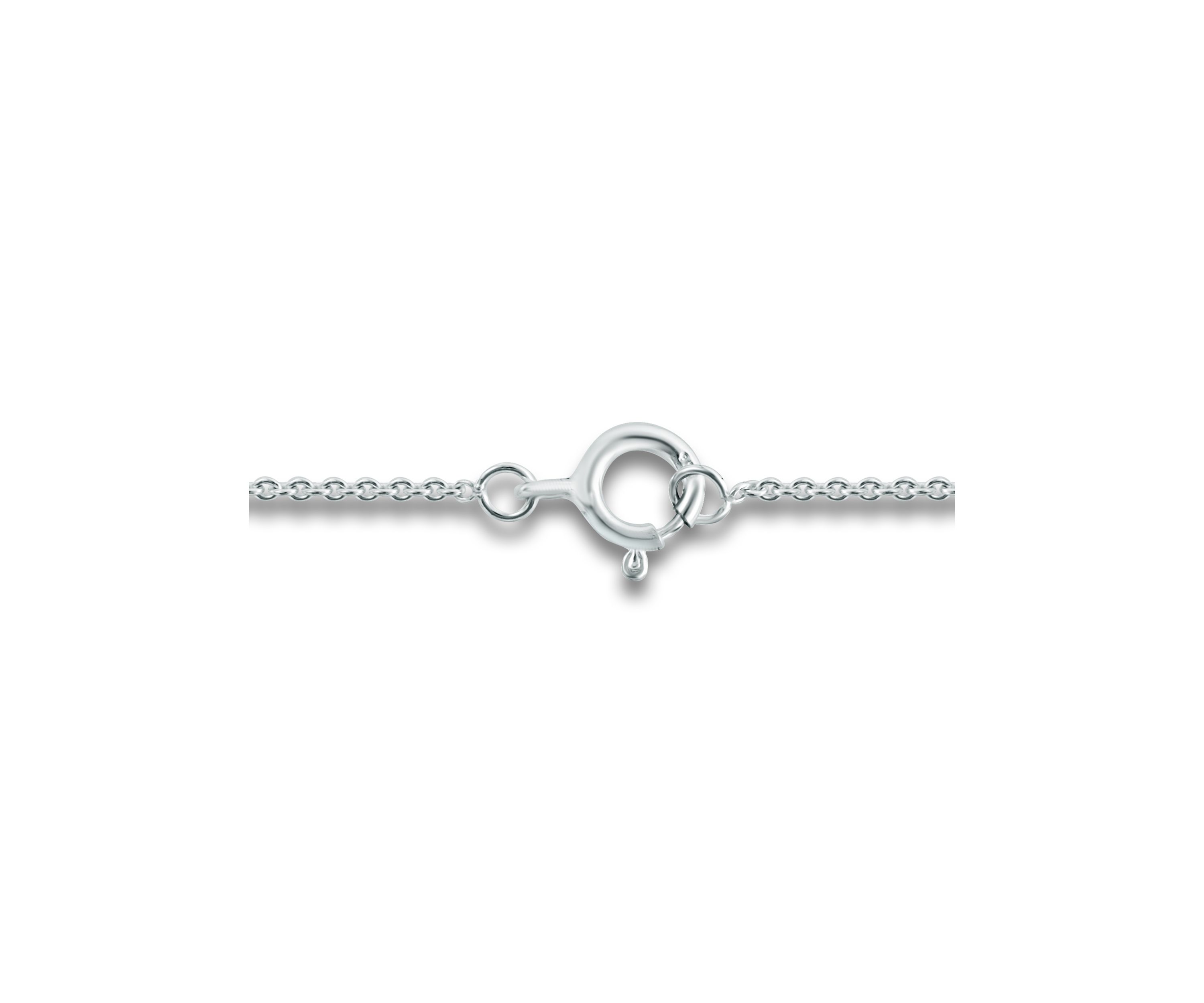 1.17 ct. t.w. Garnet and Diamond Circle Necklace, Sterling Silver