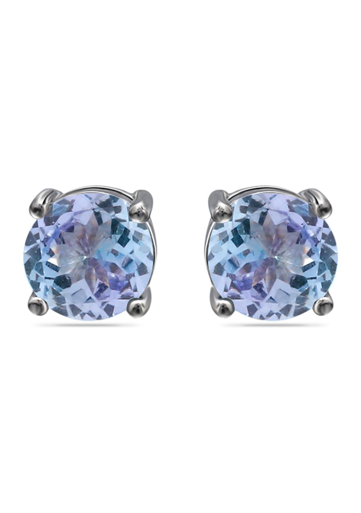 1 ct. t.w. Tanzanite Stud Earrings in Sterling Silver