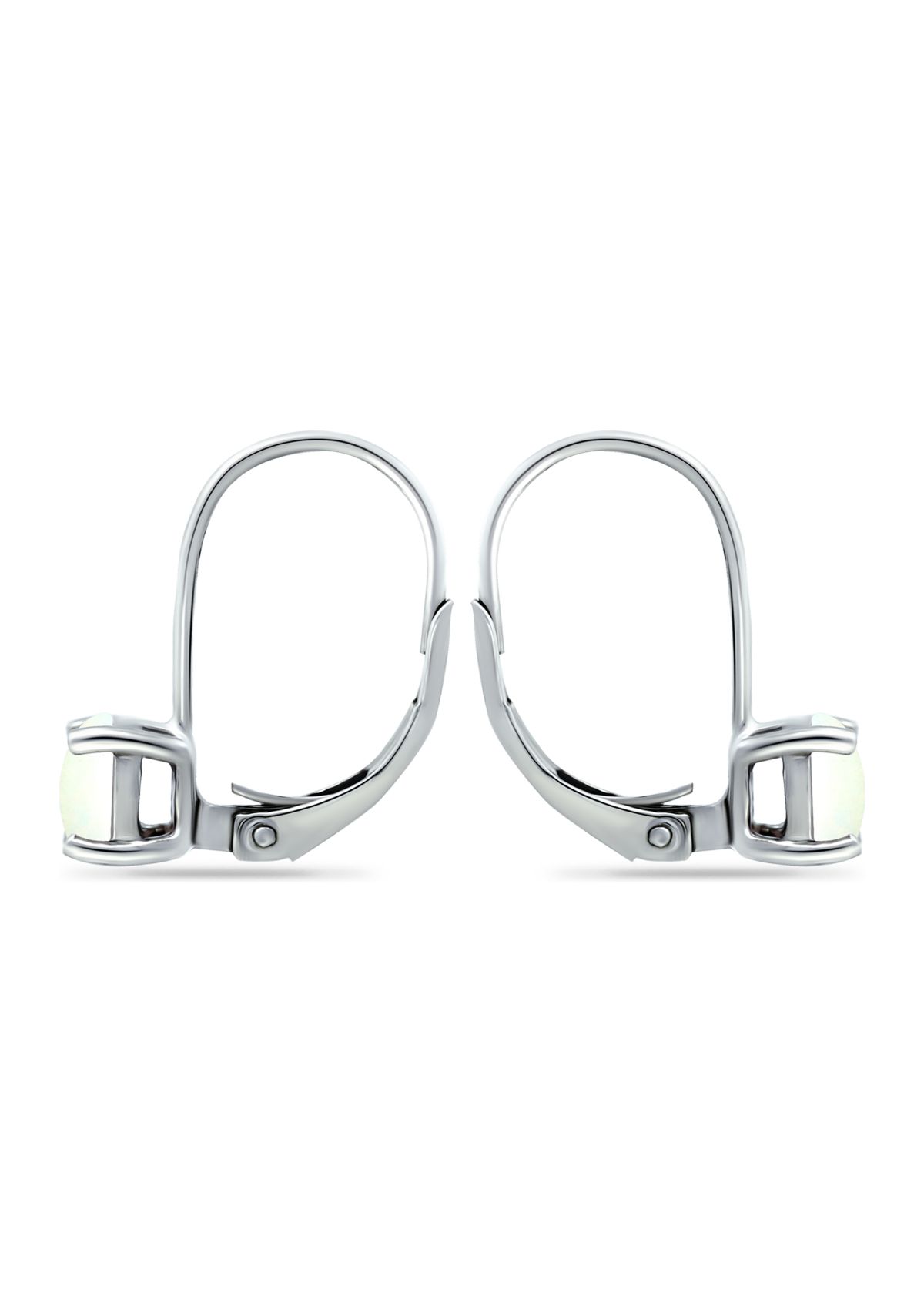 7/8 ct. t.w. Ethopian Opal Lever Back Earrings in Sterling Silver
