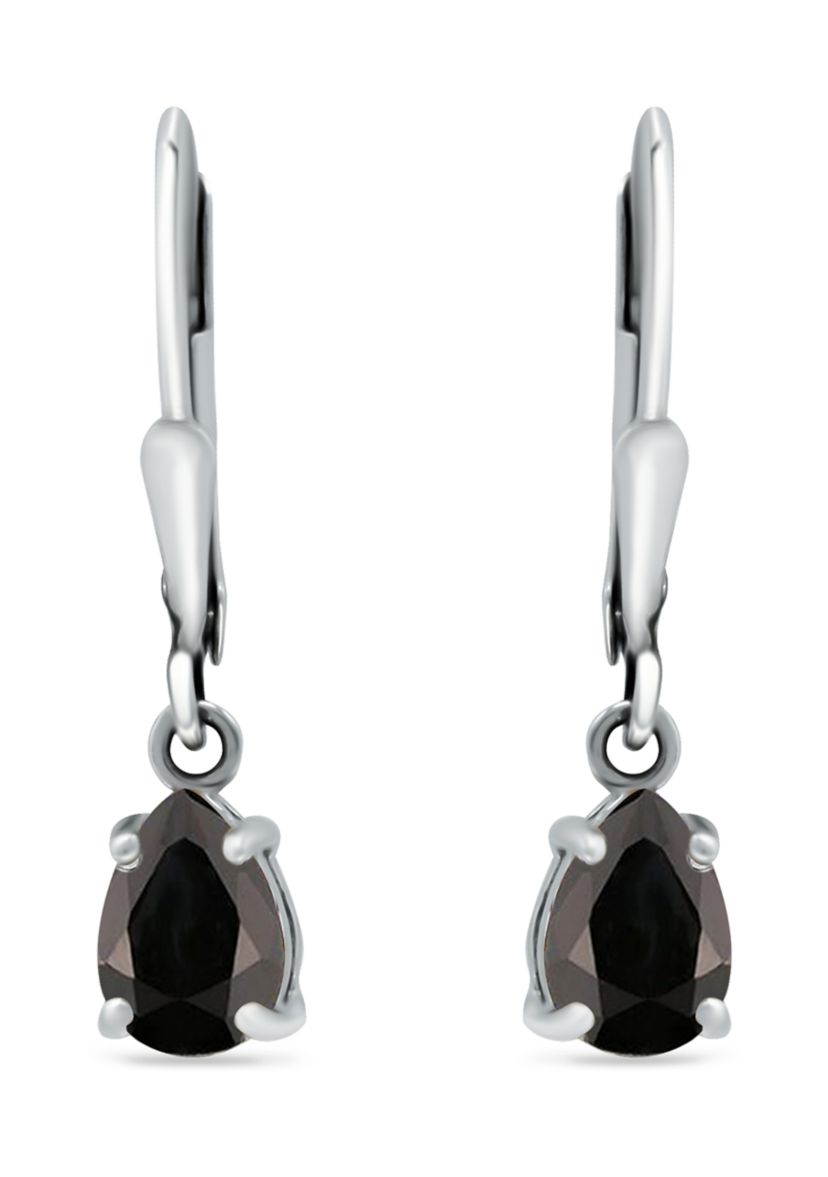 1.62 ct. t.w. Sapphire Lever Back Earrings in Sterling Silver