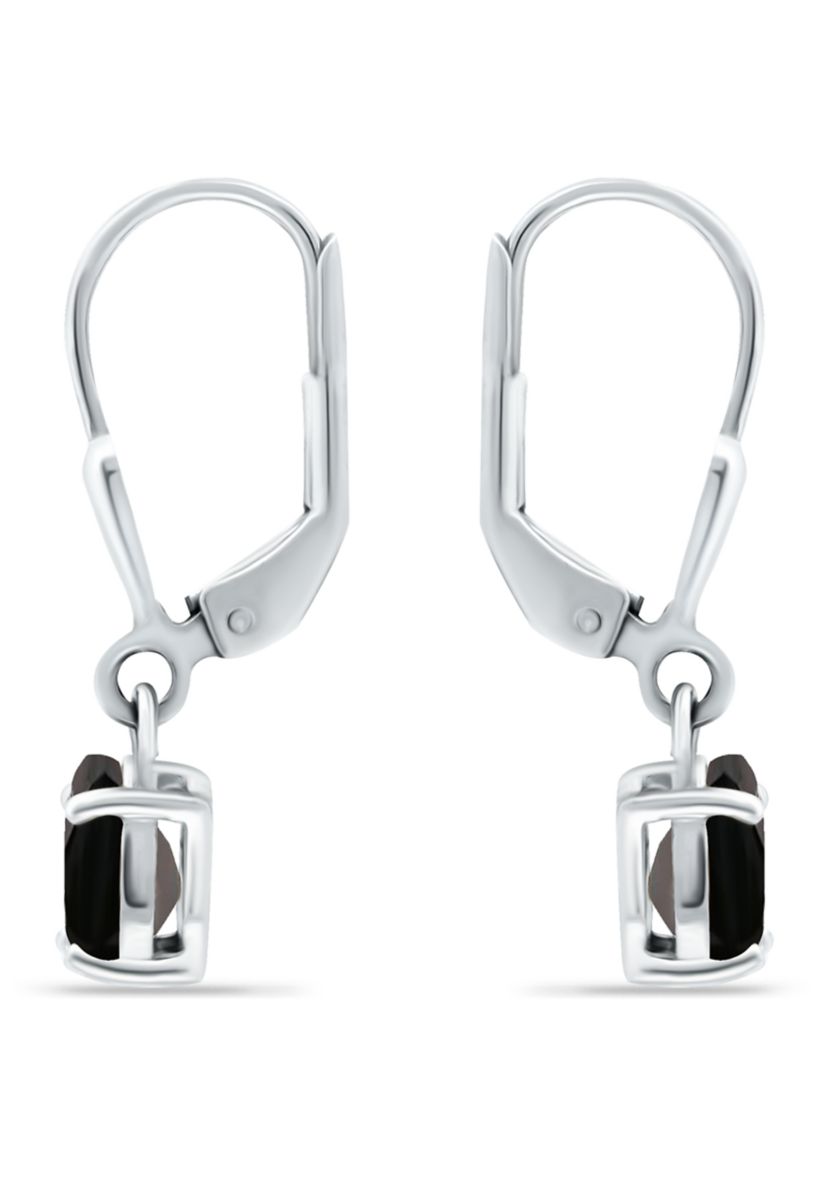 1.62 ct. t.w. Sapphire Lever Back Earrings in Sterling Silver