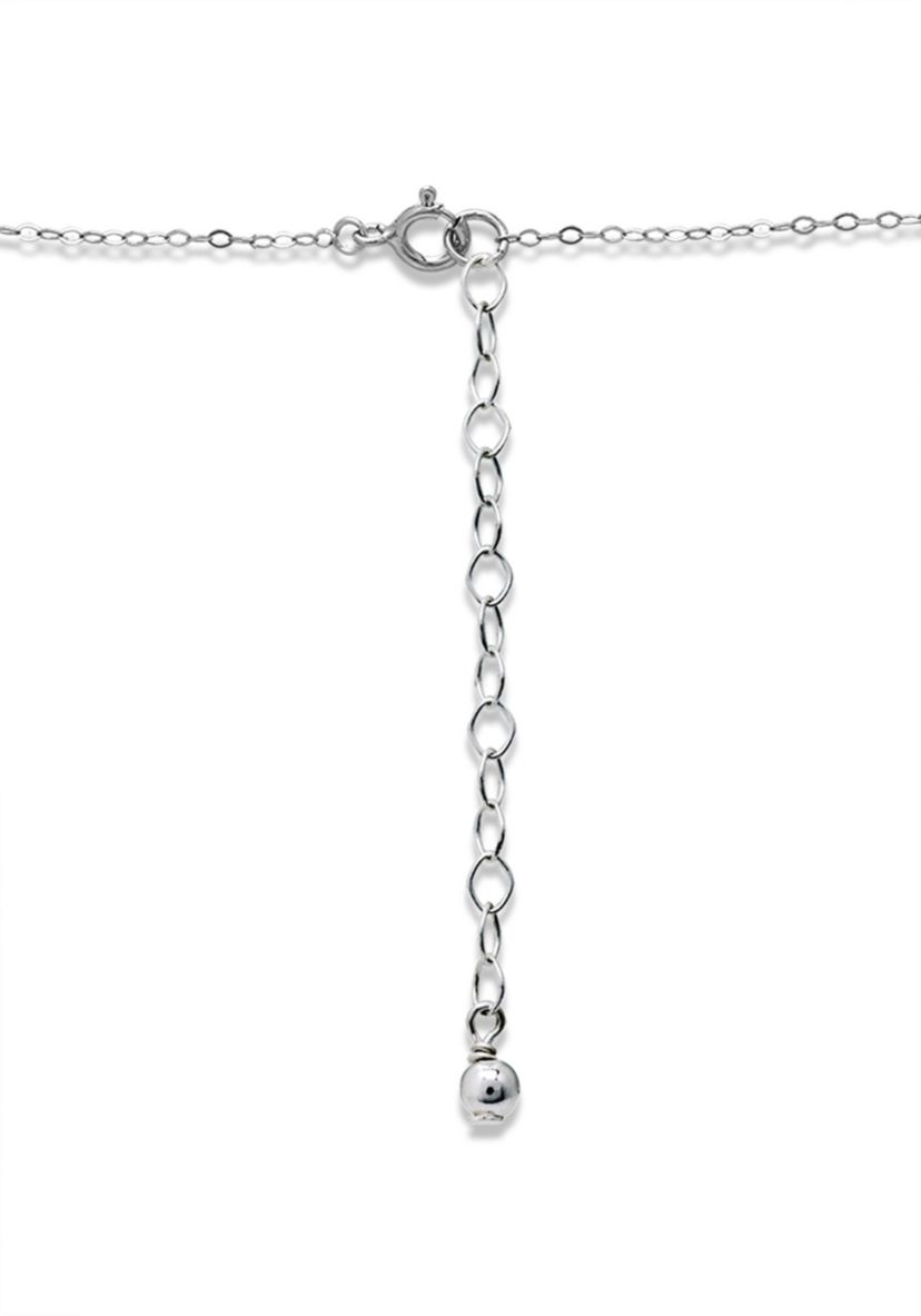 2 1/5 Cttw 9X7 Octagon Swiss Blue Topaz & 3mm Round White Topaz Pendant w/Bale, Sterling Silver, DS