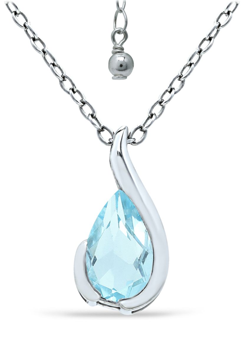 2.7 ct. t.w. Blue Topaz Pendant Necklace