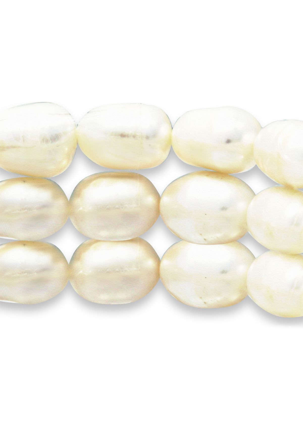 Fresh Water Pearl 3 Strand Stretch Bracelet