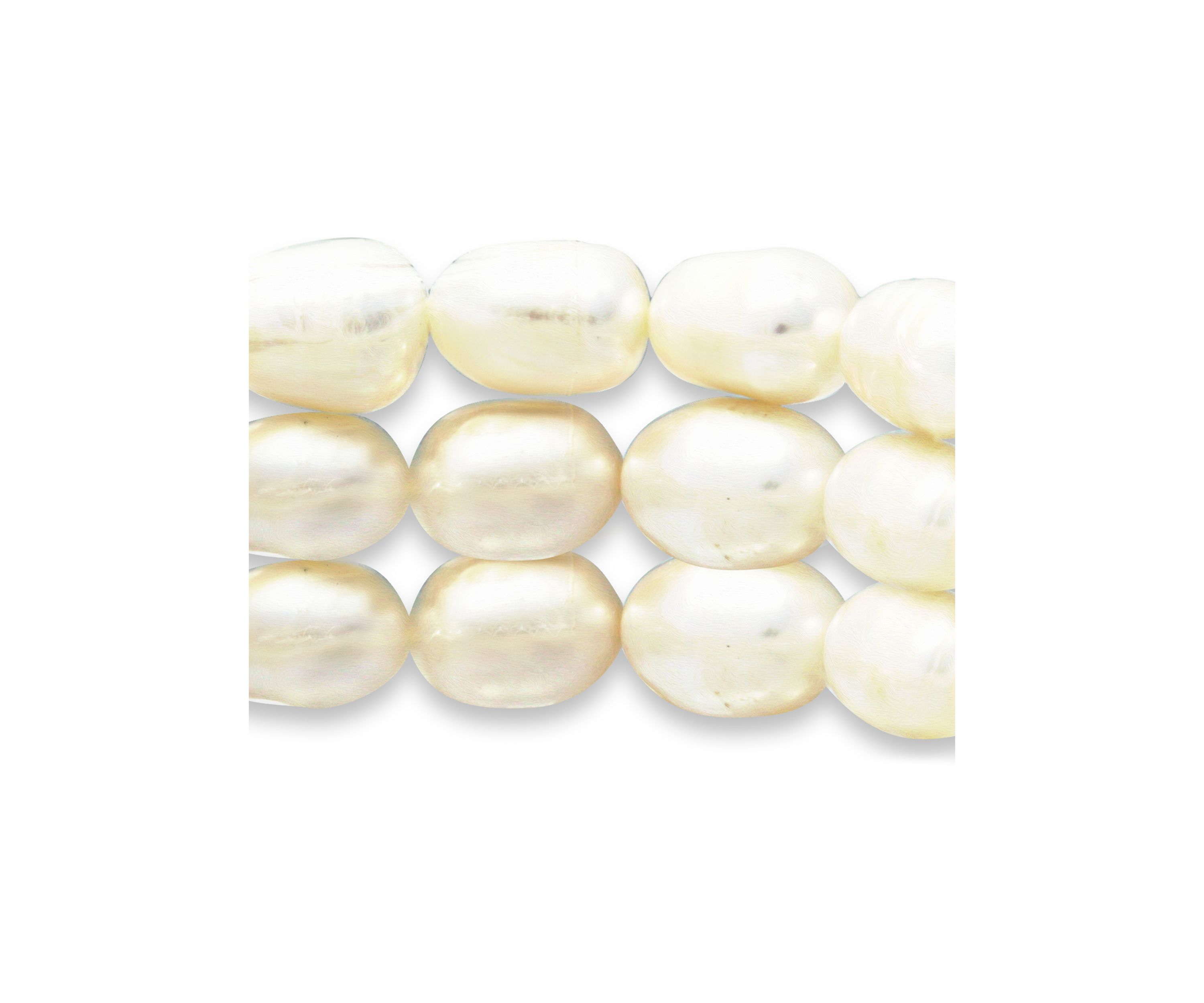 Fresh Water Pearl 3 Strand Stretch Bracelet