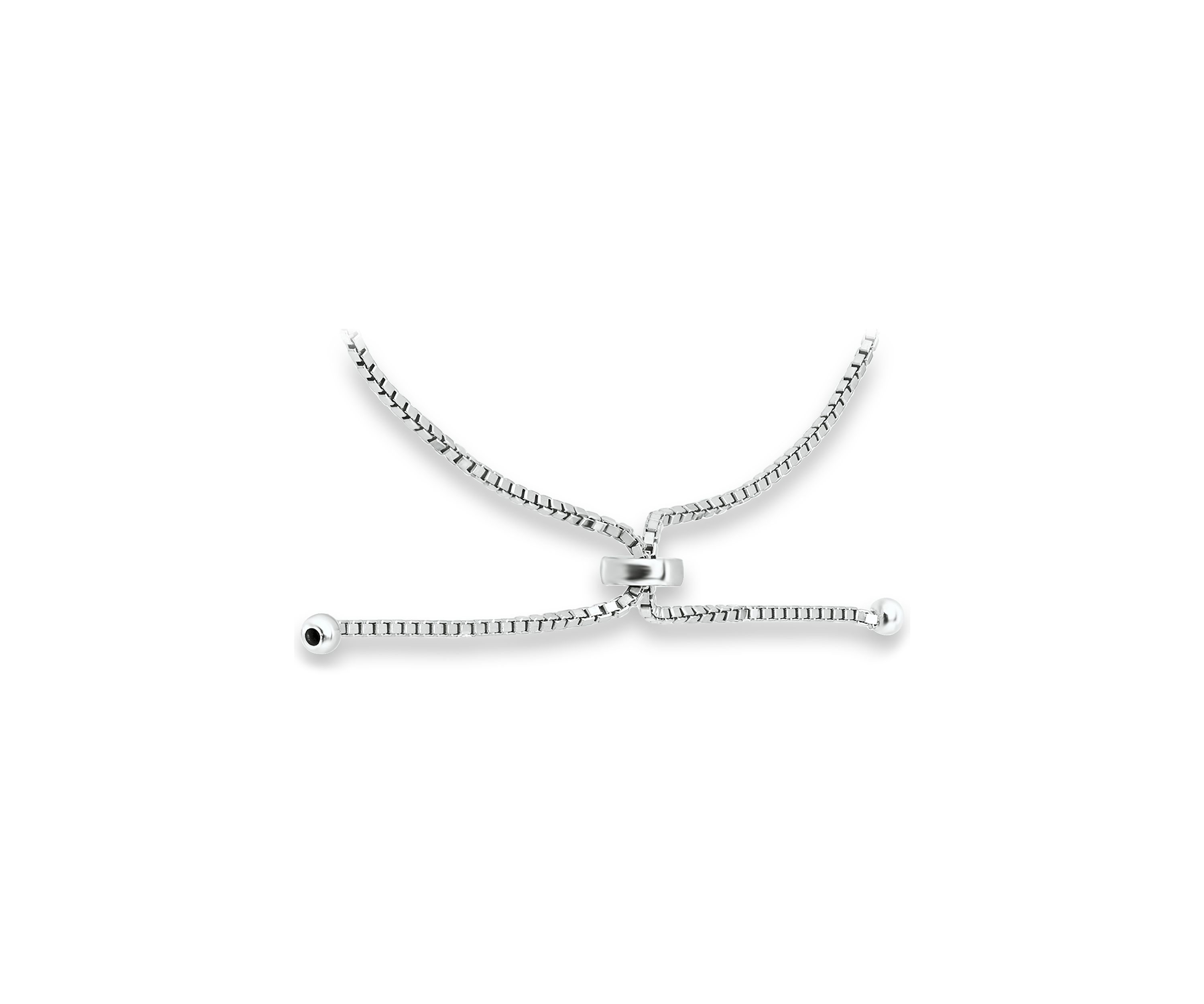 8.5-9 Millimeter Freshwater Multicolor Pearl Strand Bolo Bracelet in Sterling Silver