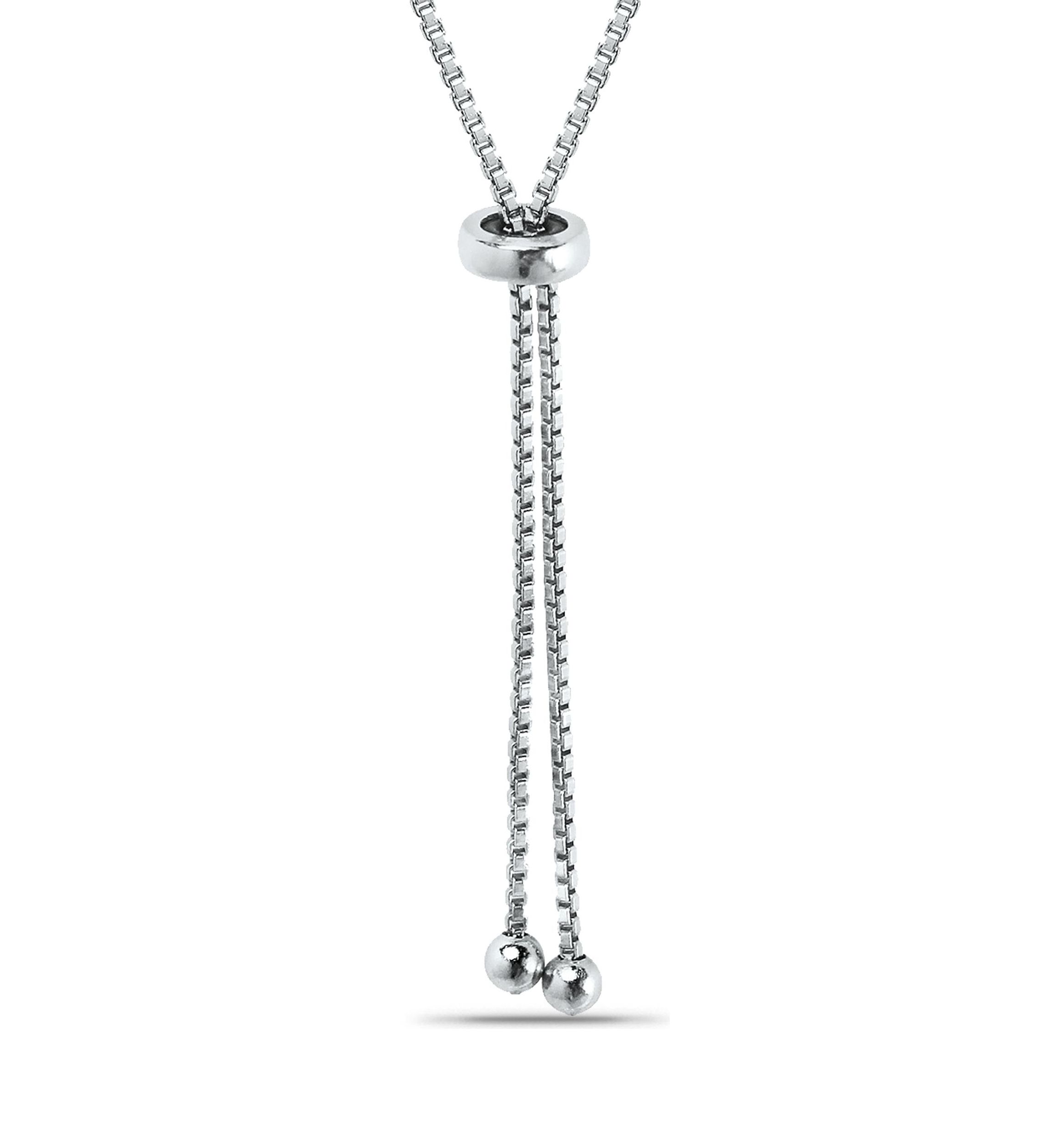 Fresh Water Pearl and Silver Bead Strand Bolo Bracelet with Cross Charm, Sterling Silver