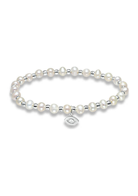 Belk & Co. Freshwater Pearl and Silver Bead