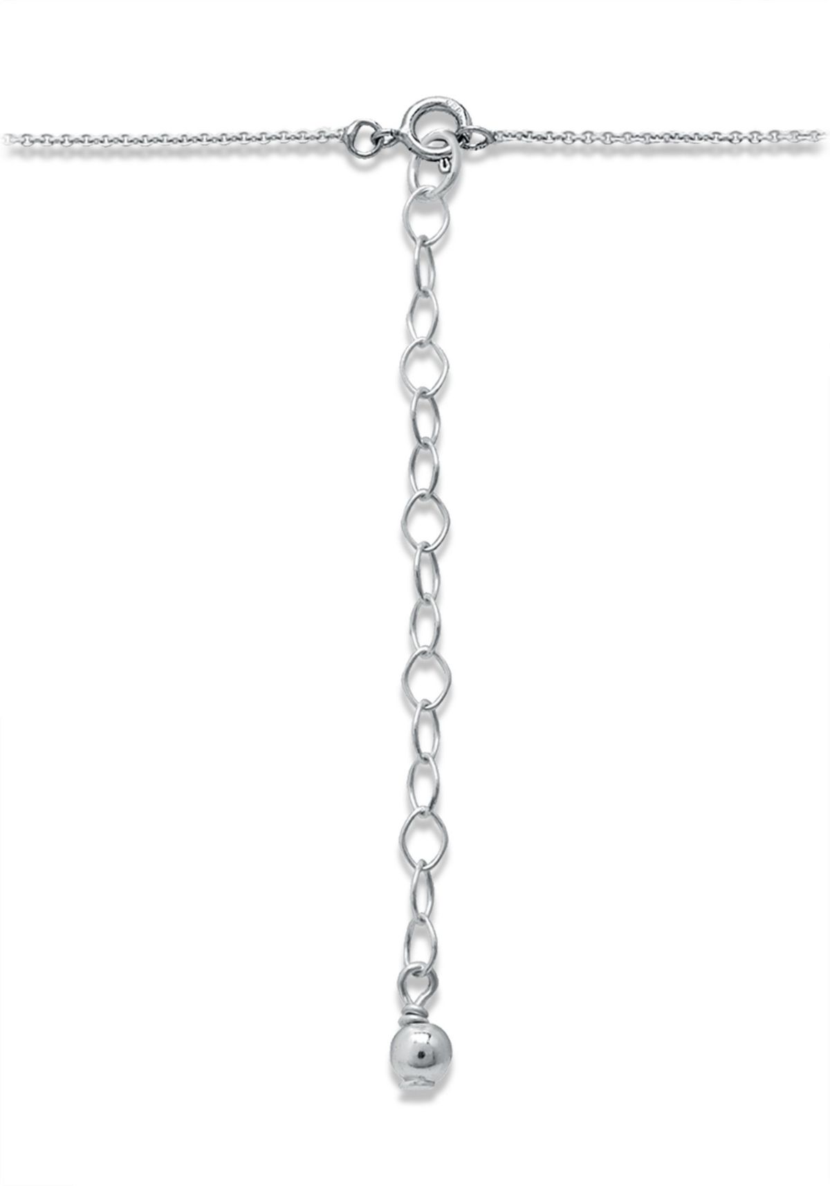 6mm Freshwater Pearl Wave Necklace, 16" with 2" Extender, Sterling Silver