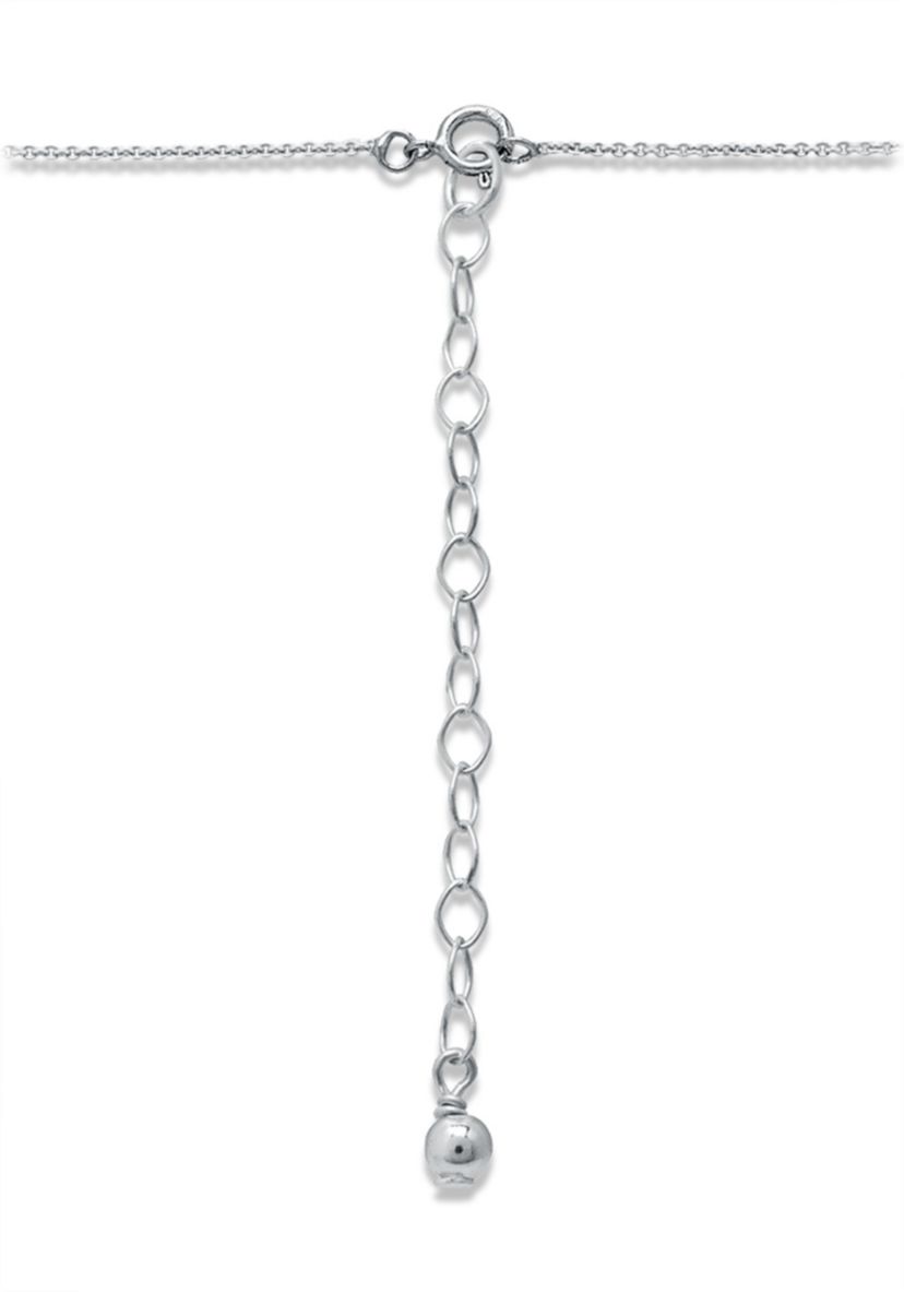 6mm Freshwater Pearl Crab Necklace, 16" with 2" Extender, Sterling Silver