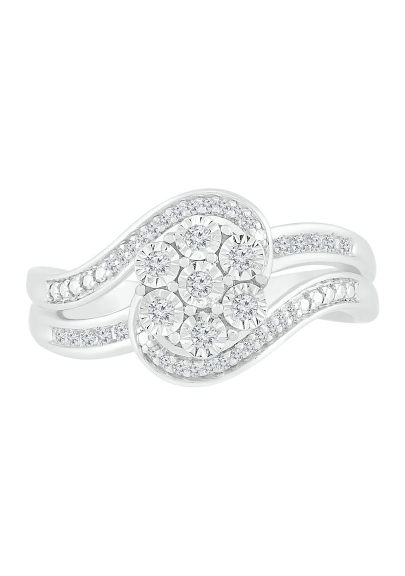 1/6 ct. t.w. Diamond Sterling Silver Fashion Ring