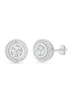 Diamond Accent Sterling Silver Fashion Earrings