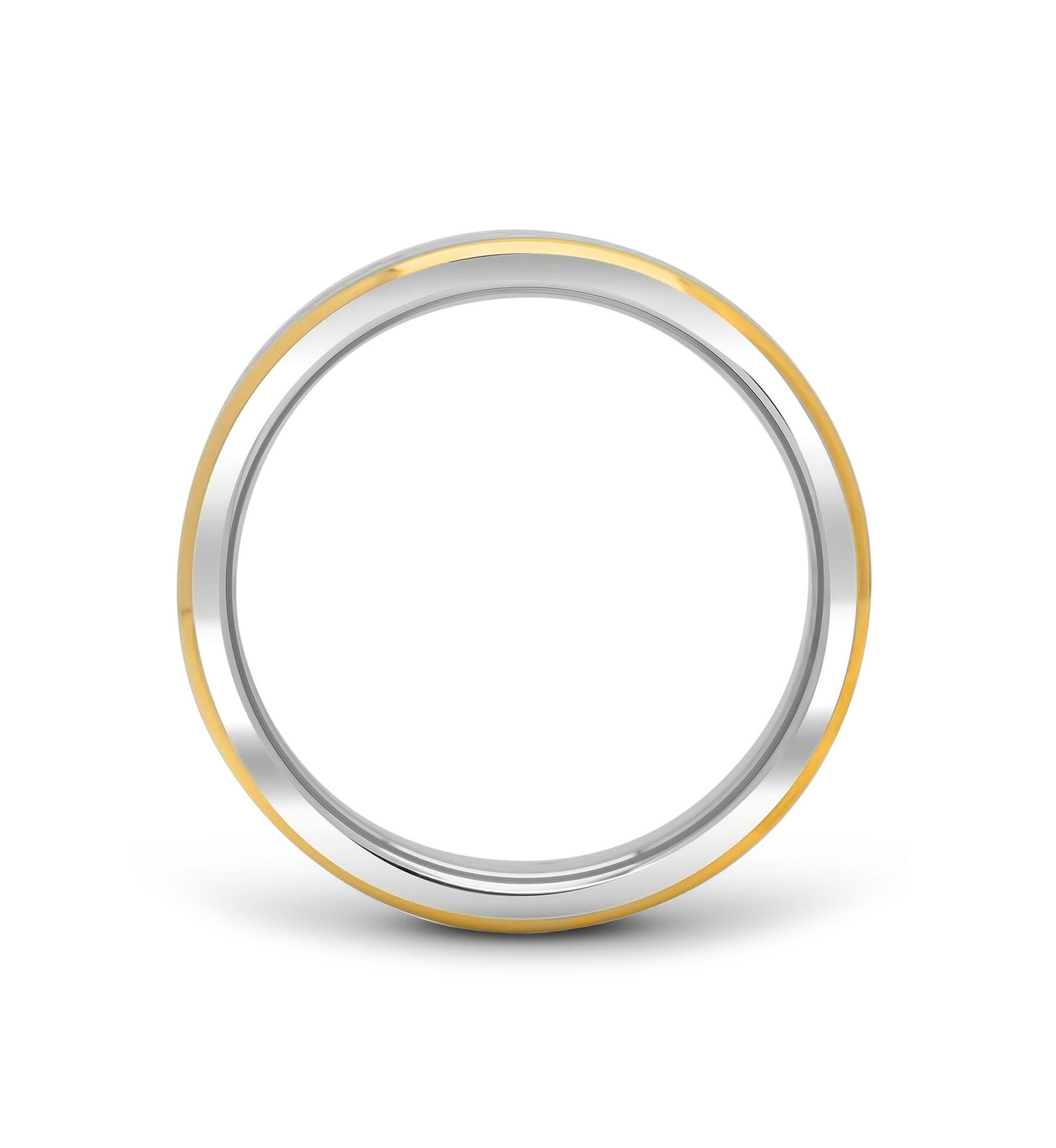 The Lords Prayer Religious Band in Two-Tone Stainless Steel