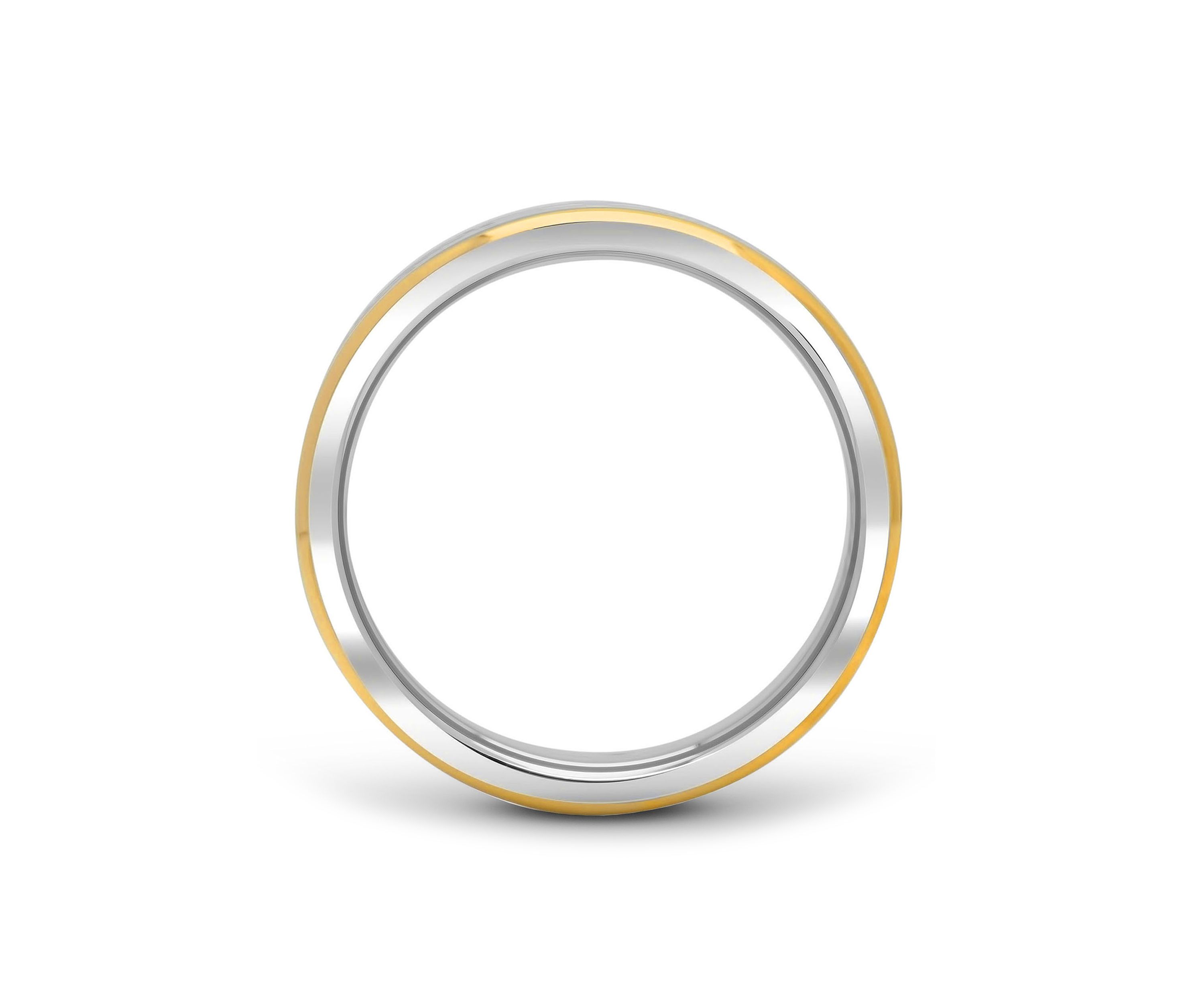 The Lords Prayer Religious Band in Two-Tone Stainless Steel