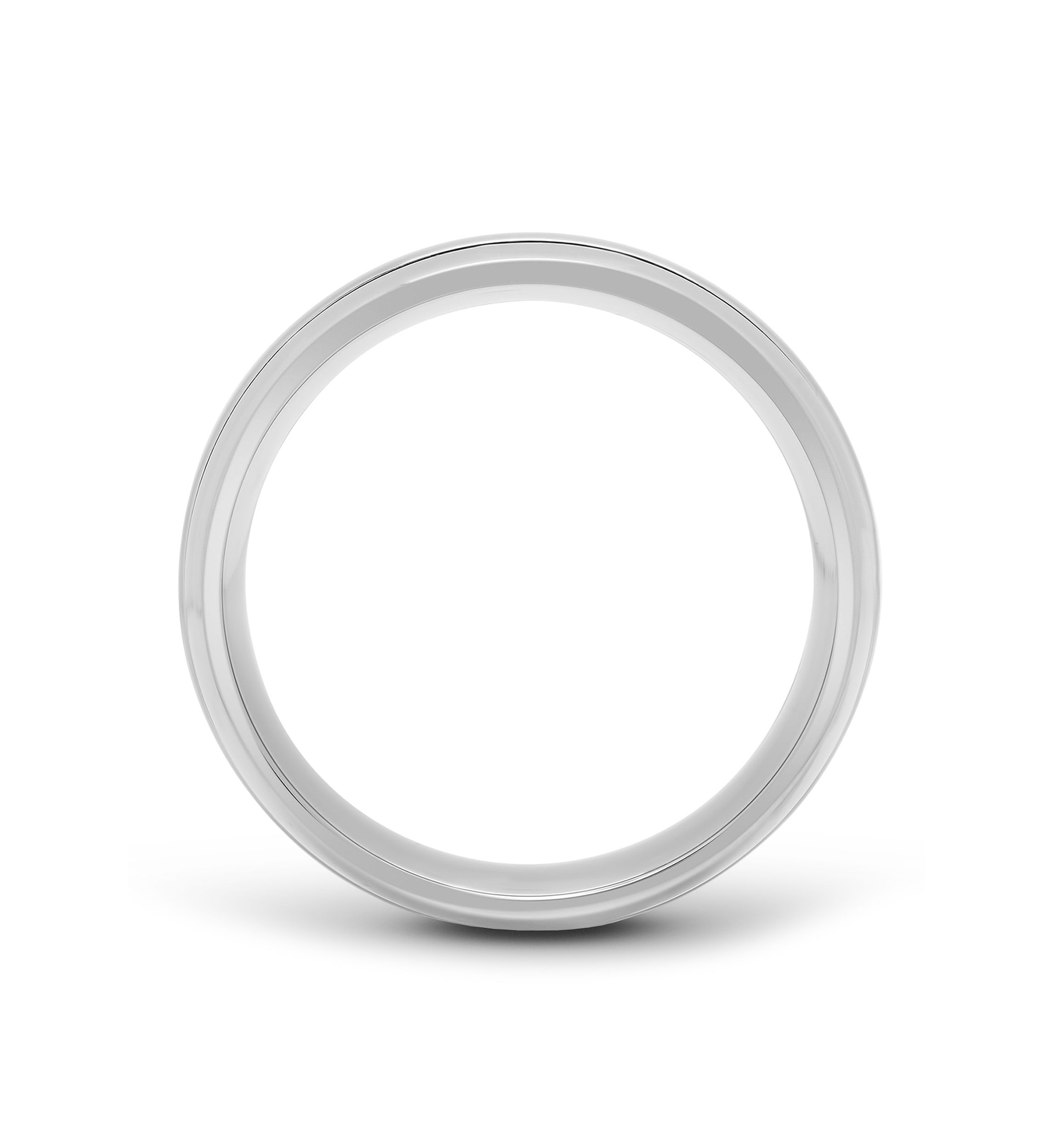 Grooved Lightweight Band in Titanium